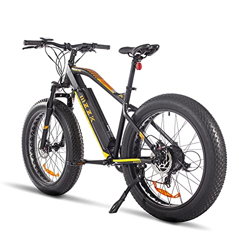 Katharina Shop Adults Electric Bike 750W Motor Fat Tire Electric Mountain Bicycle 48V Lithium Battery 7-Speed Snow Beach E-Bike Dirt Bicycles UL, Black