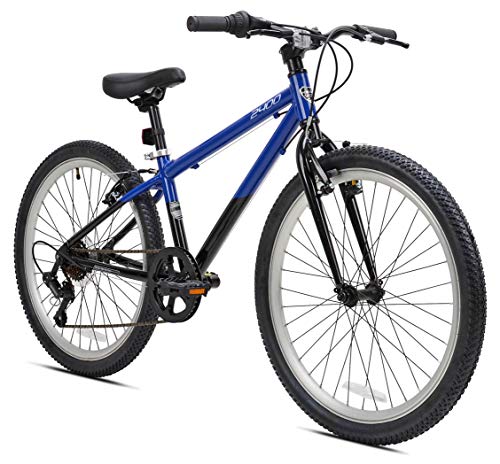 Kent International 24″” Kent 2400 Mountain Bike, Black/Blue